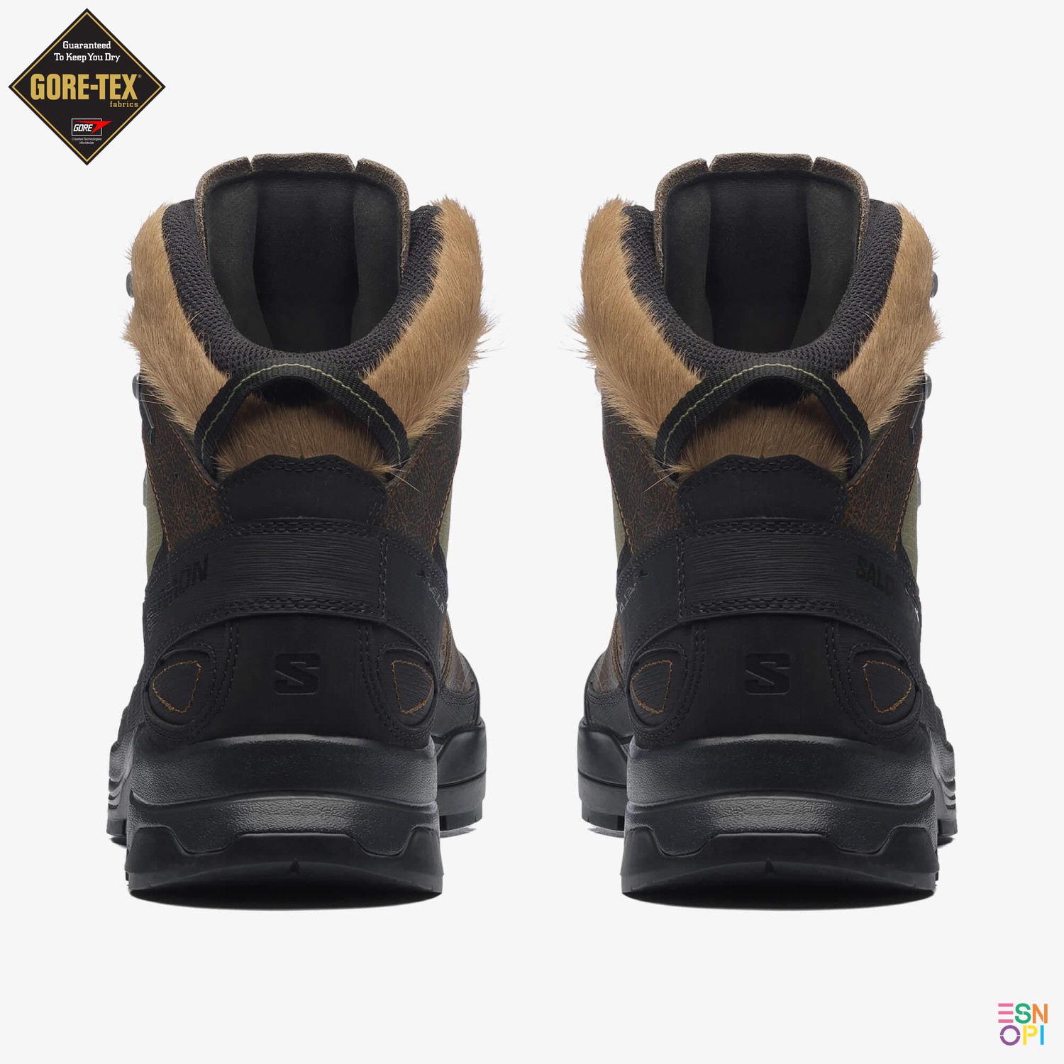 کفش کتانی گورتکس X-ALP MID DISTRESSED LEADHER (Unisex)
