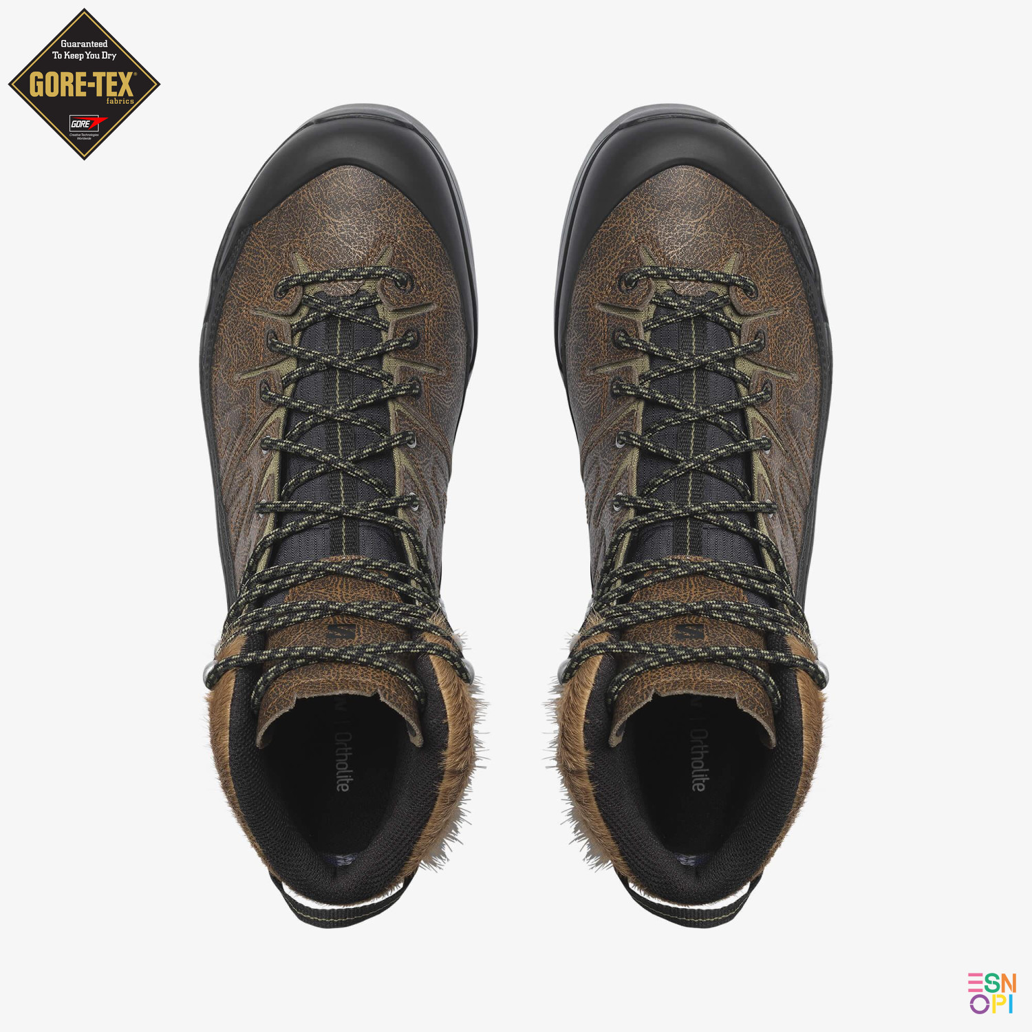کفش کتانی گورتکس X-ALP MID DISTRESSED LEADHER (Unisex)